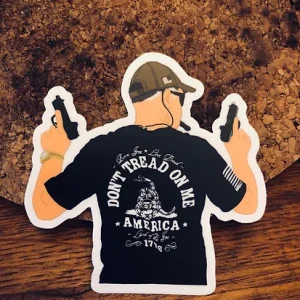 "Don't Tread on Me" Sootch00 Sticker