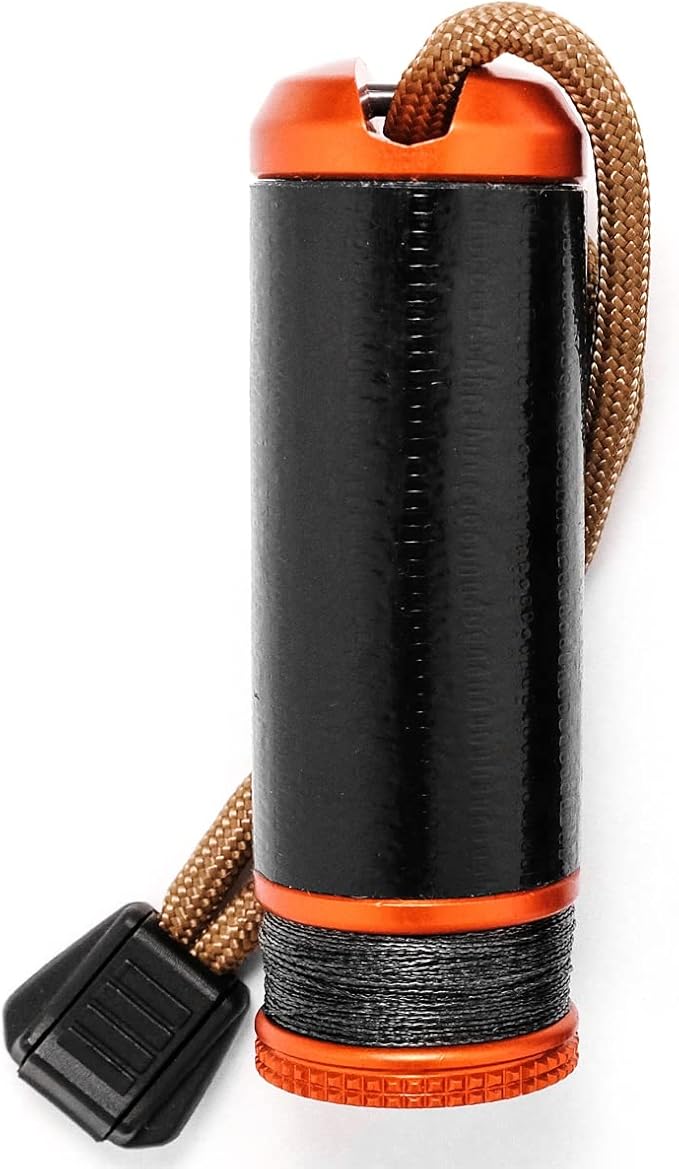 Exotac ripSPOOL Lightweight Bushcraft and Survival Complete Field Repair Kit and FireCord Lanyard