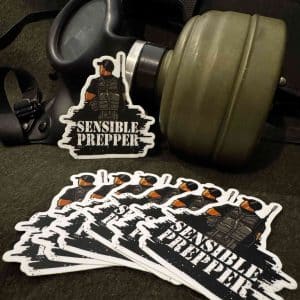 "Sensible Prepper" Pack Sticker