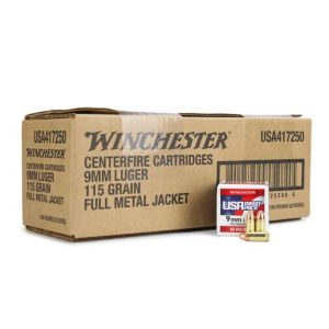 Winchester USA Target Pack 9mm 115 Gr FMJ / Rebate Available
