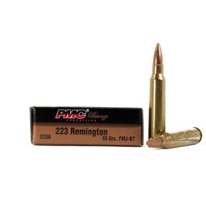 50 Boxes of PMC Bronze .223 Rem Ammo 55 Grain FMJ-BT, 1000rds