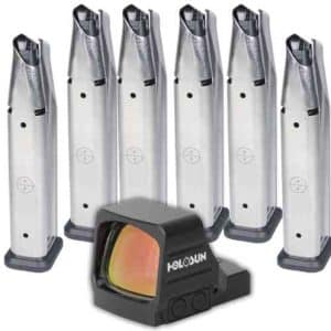 2011 / 1911 Doublestack Starter Kit HS407Comp 6 MOA Red Dot Sight w/ 6x Perfect Zero 20 Round Magazines