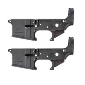 2 Pack Of PSA AR-15 Blem "Stealth" Stripped Lower Receivers