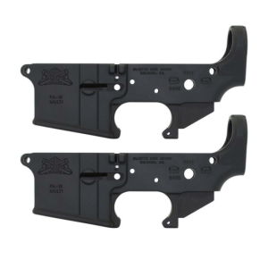 2 Pack Of PSA AR-15 "Stealth" Stripped Lower Receivers
